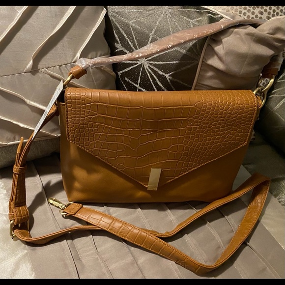 Kenneth Cole Reaction Cognac Lifestyle Mid-Satchel - Picture 2 of 13